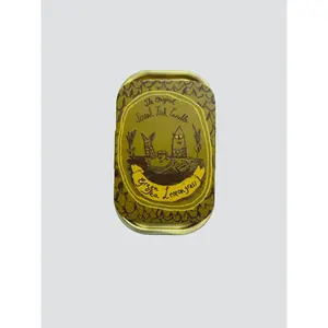 Green Tea & Lemongrass Tinned Fish Candle