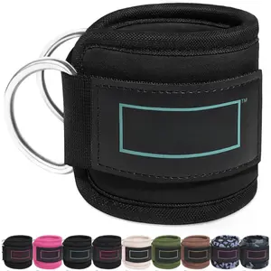 Ankle Strap for Cable Exercise Machines, Work Out Cuff Attachment for Home & Gym, Glute Workouts - Kickbacks, Leg Extensions, Hip Abductors, for Exercise Machine Attachments