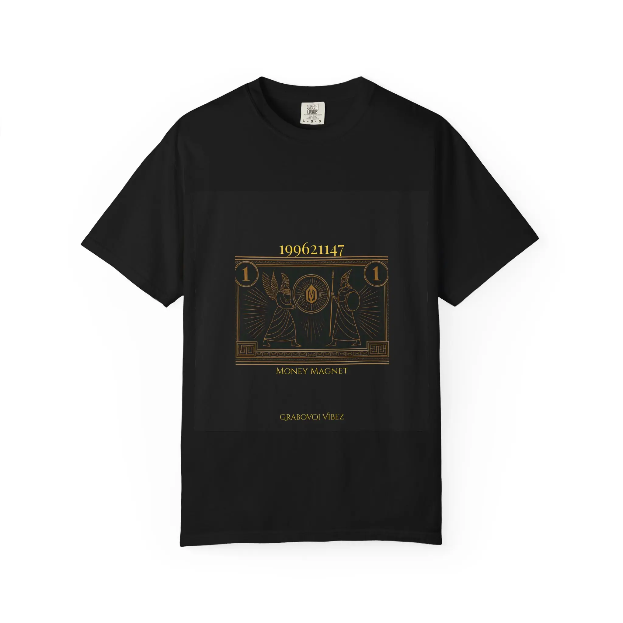 Money Magnet Tee | Grabovoi Code 199621147, Gold Sigil Manifestation Shirt