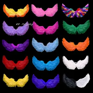 1pcs Angel Feather Wings Angel Feather Wing Adult Show Fairy Costume Cosplay Props Wedding Christmas Decoration