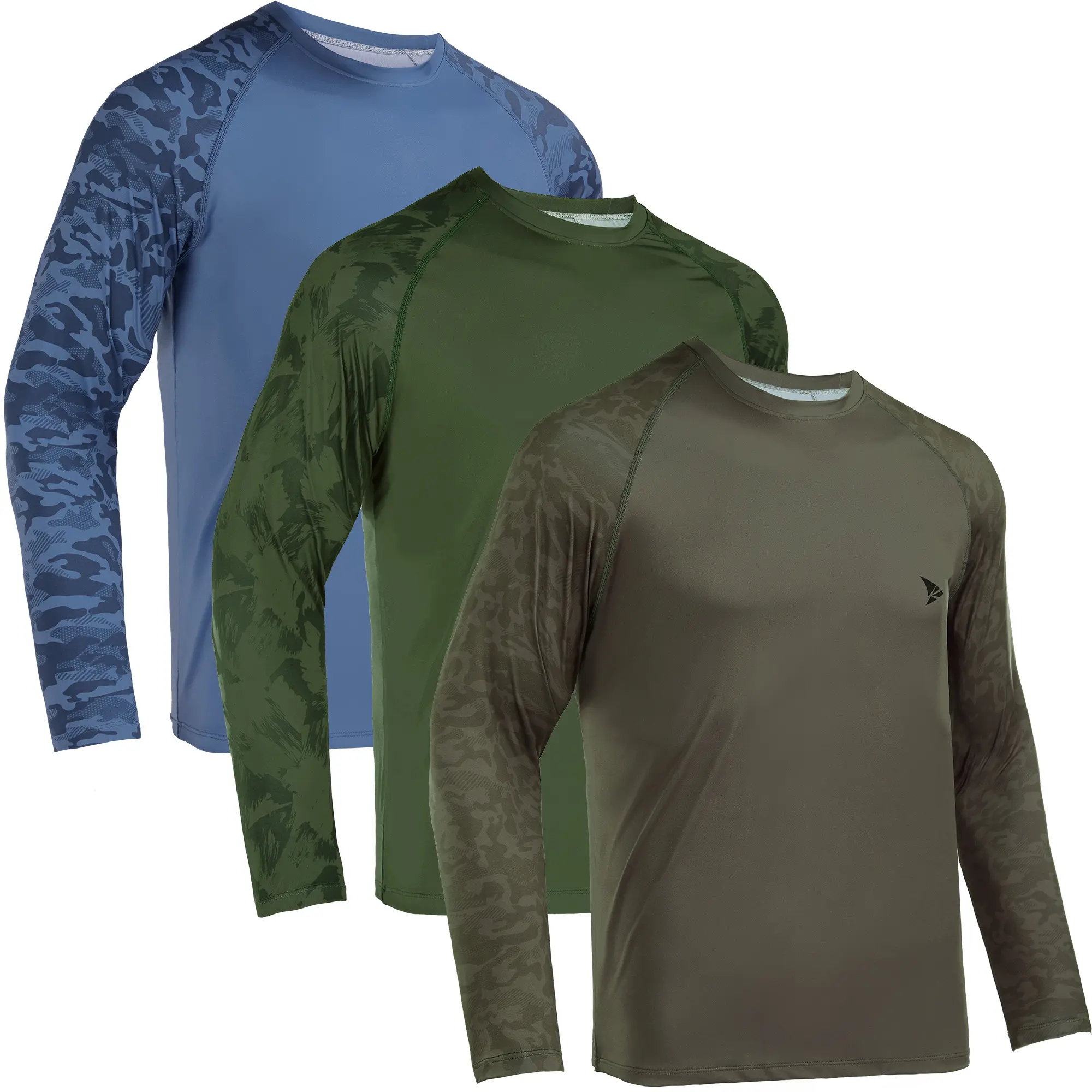 【RODEEL】932 Long Sleeve Shirts Men UPF 50+ Sun UV Protection Lightweight Quick Dry Moisture Wicking Breathable Activewear for Outdoor Sport Gym Workout Running Hiking Camping Fishing Boating Construction Roofing Landscaping SummerWins