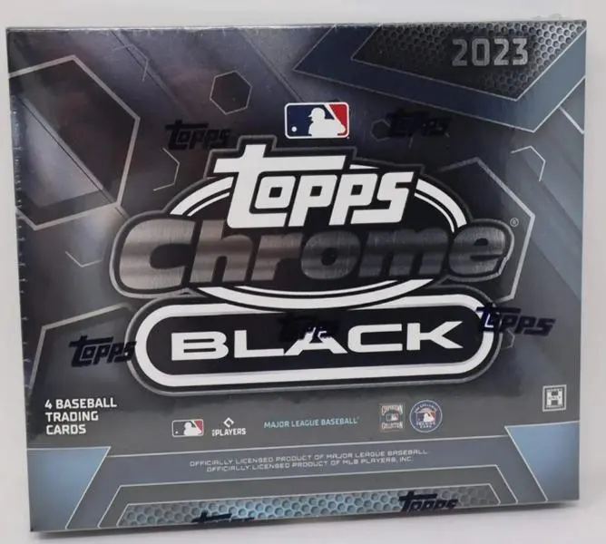 2023 TOPPS CHROME BLACK BASEBALL HOBBY BOX