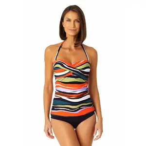 Anne Cole - Women's Twist Front Bandeaukini Swim Top