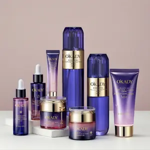 Anti-Wrinkle & Firming 8-Piece Face Lifting Kit - Reduces Wrinkles & Fine Lines, Tightens Sagging Skin, Moisturizing & Nourishing