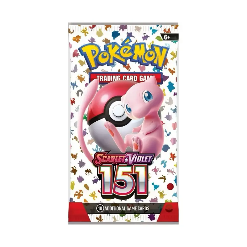 [SEALED] Pokemon TCG: Scarlet & Violet 151 Booster Pack [sv3.5] English Version — 10 Cards Per Pack