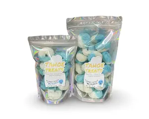 Tahoe Treats Freeze Dried Blue Raspberry Rings Candy Sweet Snack