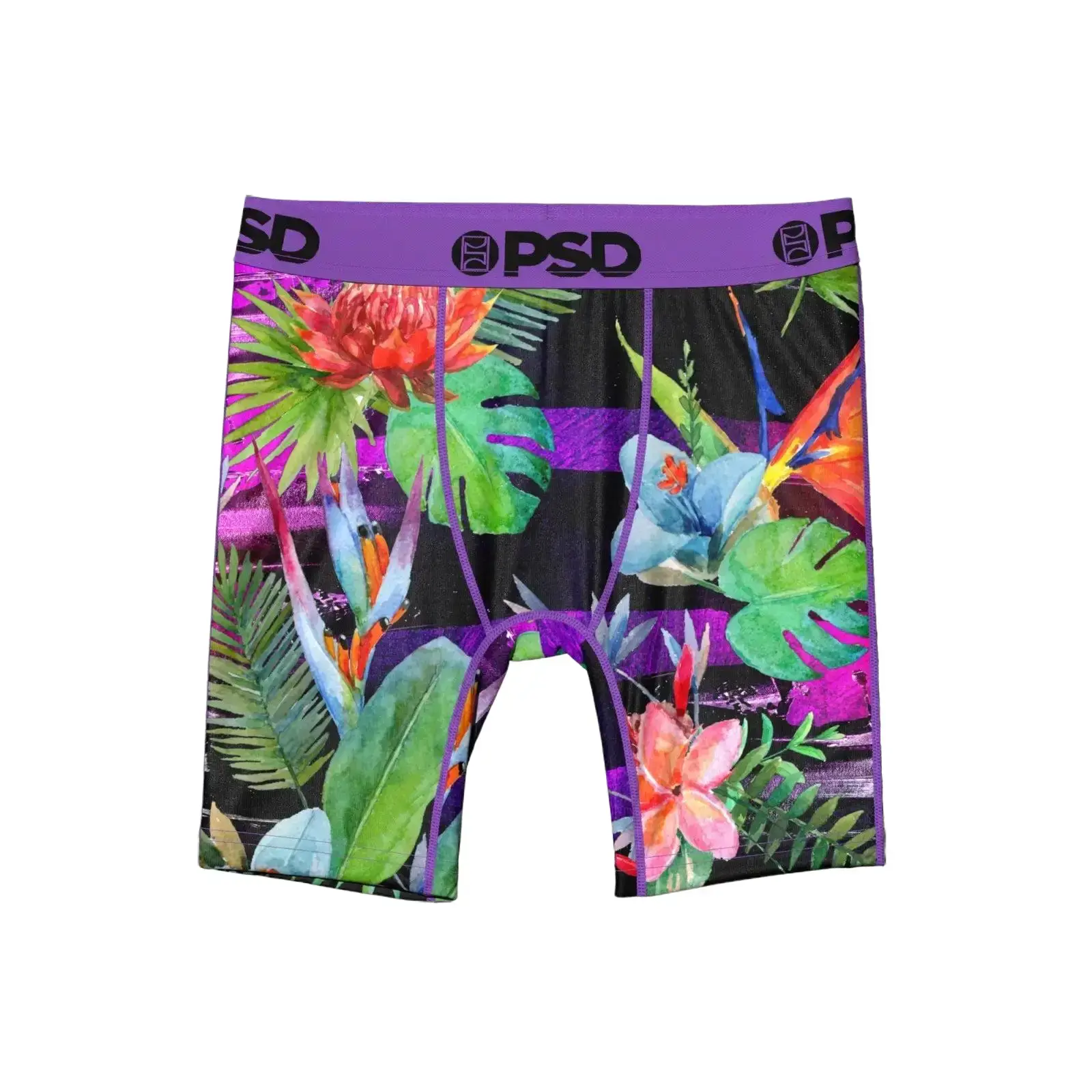 PSD Youth Boys Tropic Stripes Boxer Brief - Soft, Breathable and Comfortable Stretch Underwear