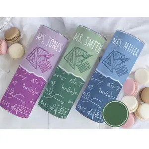 Math Teacher Tumbler 20oz, Personalized Math Teacher Gifts, Custom Appreciation Coffee Cup, Reusable Drinkware for Teachers, Teacher Gift Mug