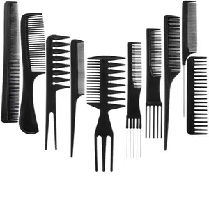 Multifunctional Hair Comb Set, 10pcs/set Anti-static Hair Styling Tool, Professional Hair Styling Tool for Salon & Barber Shop, Christmas Gift, Haircare