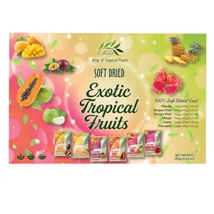 CHAVI Soft Dried Exotic Tropical Fruits | Pack of 12