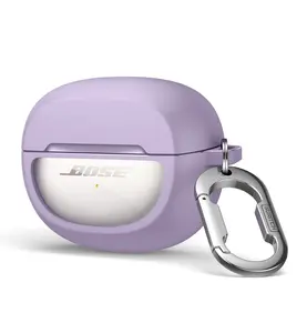 SURITCH Case Cover[ONLY CASE, Buds NOT Included] for Bose Ultra Open Earbuds(2024), Shockproof Protective Cover for Bose Ultra Open Wireless Ear Earbuds Charging Case Accessories with Carabiner