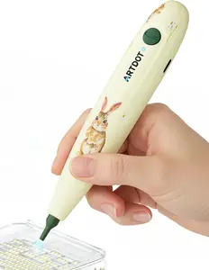 Wireless Electric Vacuum Pen for Diamond Painting and Craft Projects, Rechargeable Long Lasting Precision Tool for Easy Gem Pickup and Placement, Creative Hobby Essential for Relaxation and DIY Art