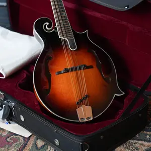 Eastman MD815-SB Adirondack/Flamed Maple Sunburst F-Style Mandolin #5435