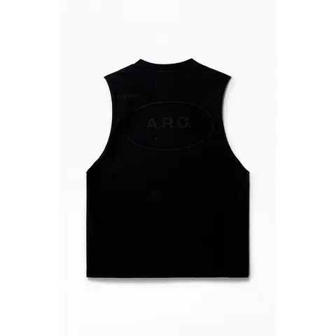 A.R.C. Men's Black Vintage Wash Comfort Cut Off Muscle T-Shirt