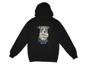 Pitbull Modelo Especial Beer Hoodies, Funny Dog Gold Chain, Modelo Lover Gift, Unique Canine Graphic Top, Cool Pet Drinker Hoodie, Men's