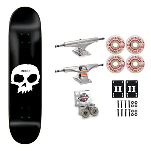 Zero Skateboard Single Skull 8.62" Independent Spitfire Premium Kit