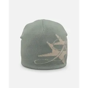 Loiter Hybrid Skull Knit Beanie Sage Loiter Hybrid Skull Knit Beanie Sage