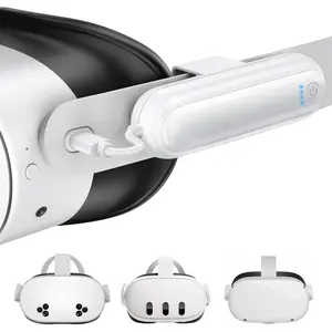 Battery Pack for Meta Quest 3S/3/2, 20000mWh 18W Fast Charging Battery for Oculus Quest 3S/3 Accessories, Extended VR Headset Battery, Lightweight and Portable Charger for Extra 2-4H