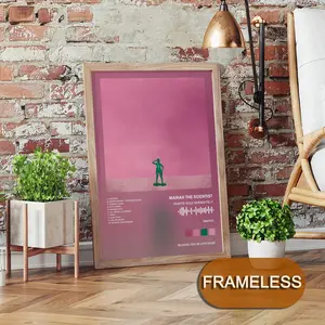 Mariah the Scientist  Poster Music Album Modern Art 2D Poster, Suitable For Bedroom Living Room Decor. Vibrant Colors, Clear Images Ideal For Home Office Decor.