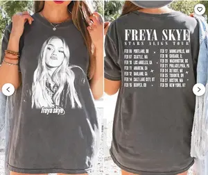 Freya Skye Shirt - Stars Align Tour Tee, Cosmic Star Vibes Aesthetic, TikTok Fit