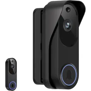 Doorbell Mount for Orbitell, Adjustable Swivel Angle (40? to 140?) Anti- Bracket, Weatherproof Video Doorbell Holder, Mounting Bracket Holder Accessories for Apartment Rentals, Business - Black