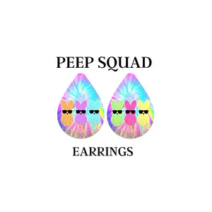 Peep squad Easter Earrings