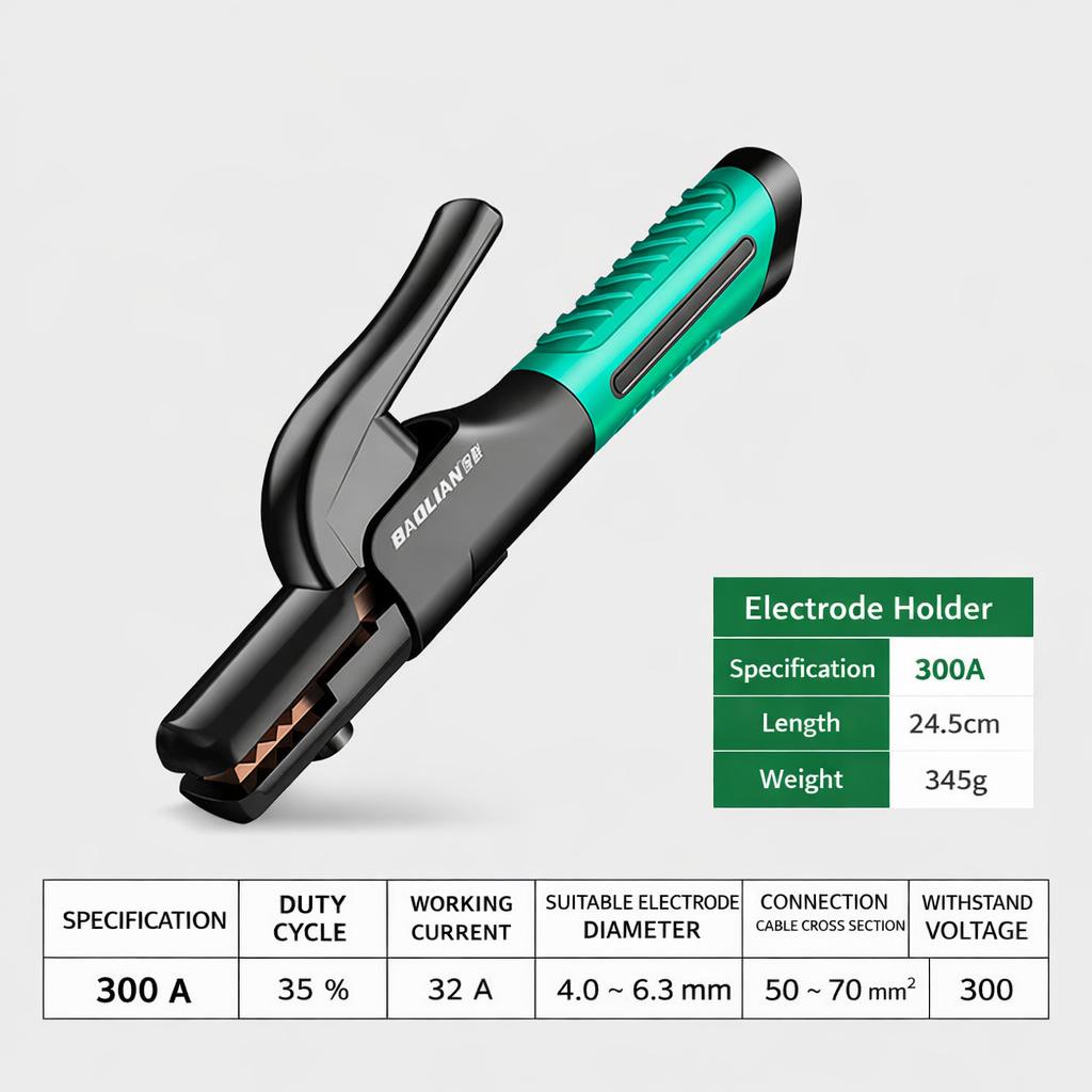 300A/600A/800A Welding Electrode Holder, Heavy Duty Arc Welding Stinger, Heat-Resistant Insulated Handle, Strong Clamp for Stick Welding 300A/600A/800A Welding Electrode Holder, Heavy Duty Arc Welding Stinger, Heat-Resistant Insulated Handle, Strong Clamp for Stick Welding