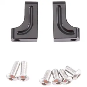 2PCS Metal Servo Mount with Screws - Sturdy Build for Assemblage, Compatible with 1/10 4-Wheel Drive RC Crawler Cars (Axial SCX10, CC01, D90) for Remote Control Hobby (Vehicles & Remote Control Toys Category)