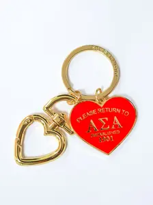 Alpha Sigma Alpha Please Return Key Ring