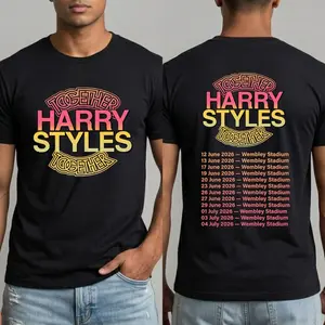 Harry Styles Love On Tour Jumper Wembley 2026 Concert Dates T-Shirt Music Fan Hoodie