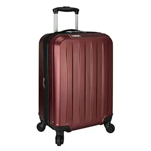Travelers Choice  Elite Dori Expandable Carry-On Spinner Luggage, Burgundy