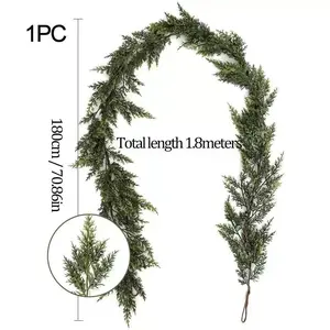 2-Pack Christmas Decoration Set, Artificial Flower Bouquet, Reindeer Bunting, Window Display, Restaurant Wall Decor, Festive Scene Setup