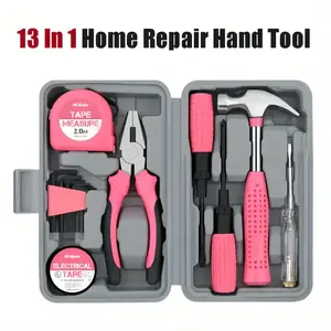 13/24pcs Multifunctional Household Manual Toolbox, Electrical Hardware Maintenance Tools, And Household Multifunctional Maintenance Combination Toolbox