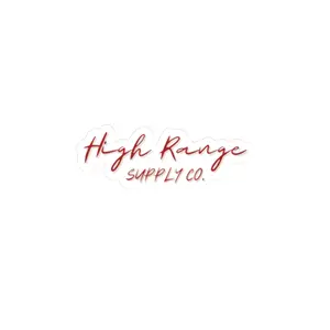 High Range Supply Co. Logo Kiss-Cut Stickers for Personalized Decor, Cute Laptop Stickers, High Range Supply Co. Decals for Gifts, Journals, and More