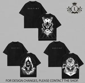 COLLECTION Destiny 2 Vintage Washed Tee – Hoodie Washed- Sweatshirt Washed, Oversized Graphic T-Shirt, Heavyweight Retro Streetwear Cotton, Perfect for Fans of Movies, TV Shows, Art, and Epic Sci-Fi Poster-Inspired