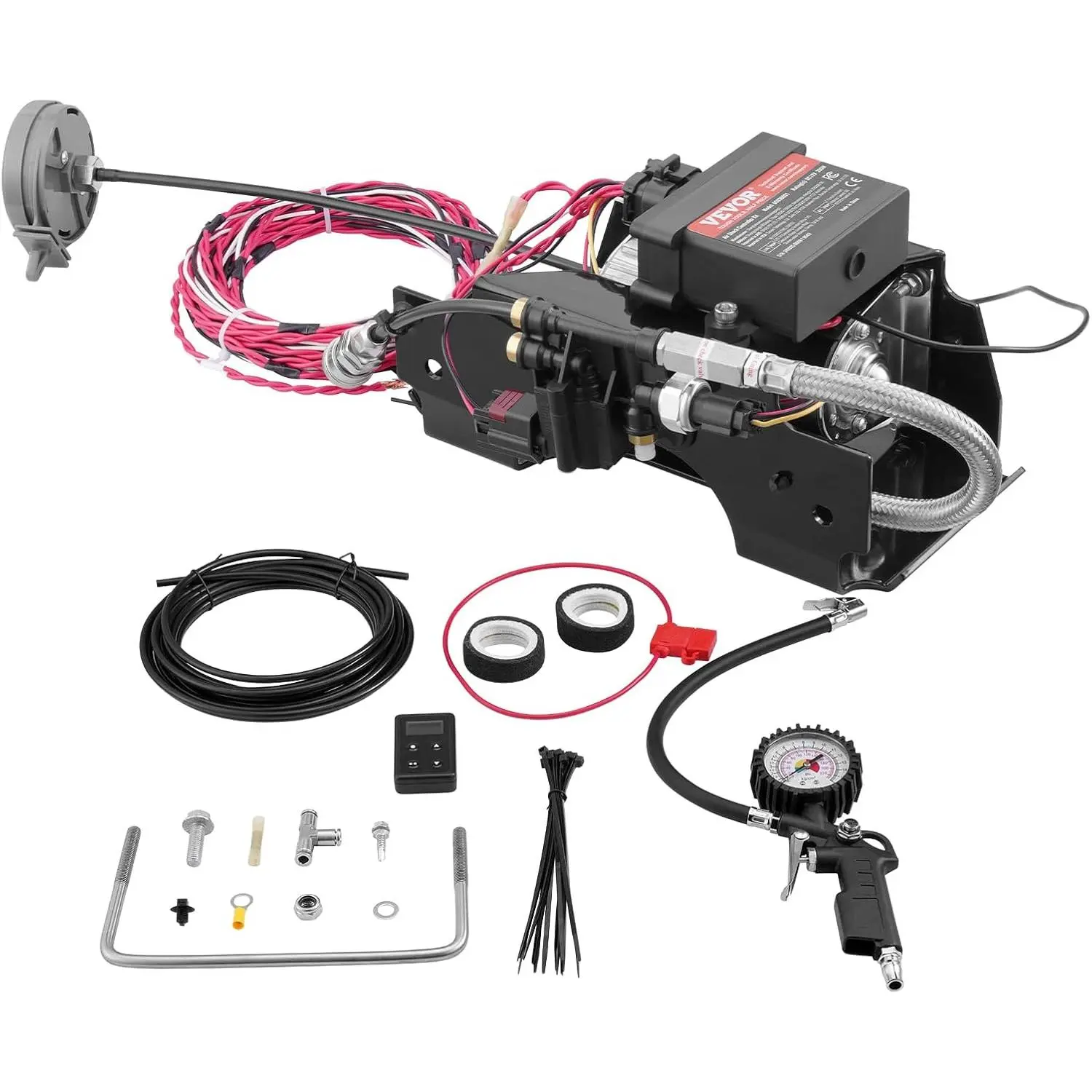 VEVOR Air Shock Controller Kit, 12V 100PSI Wireless On Board Air ...