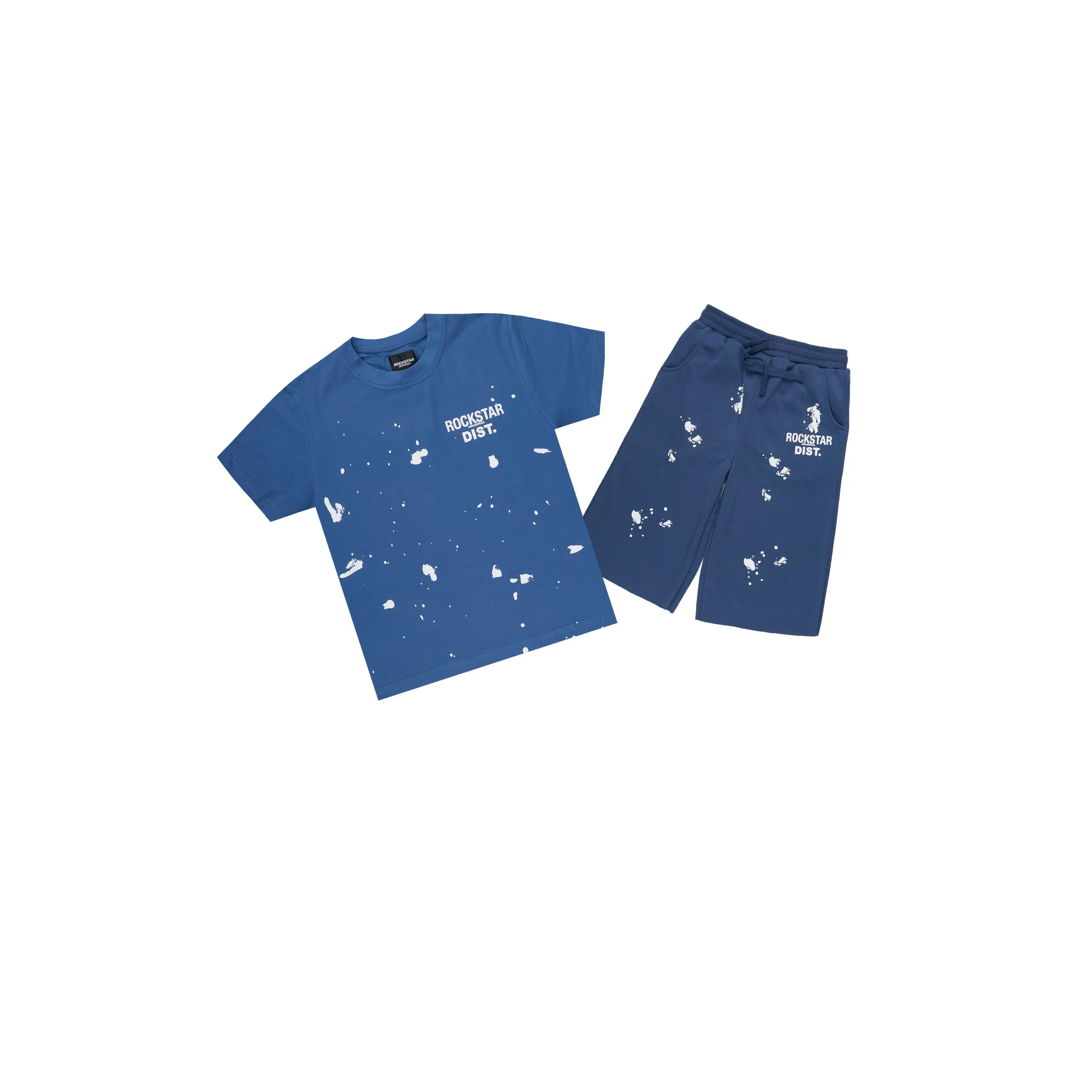 Boys Raffer Navy/Navy T-Shirt Jort Set