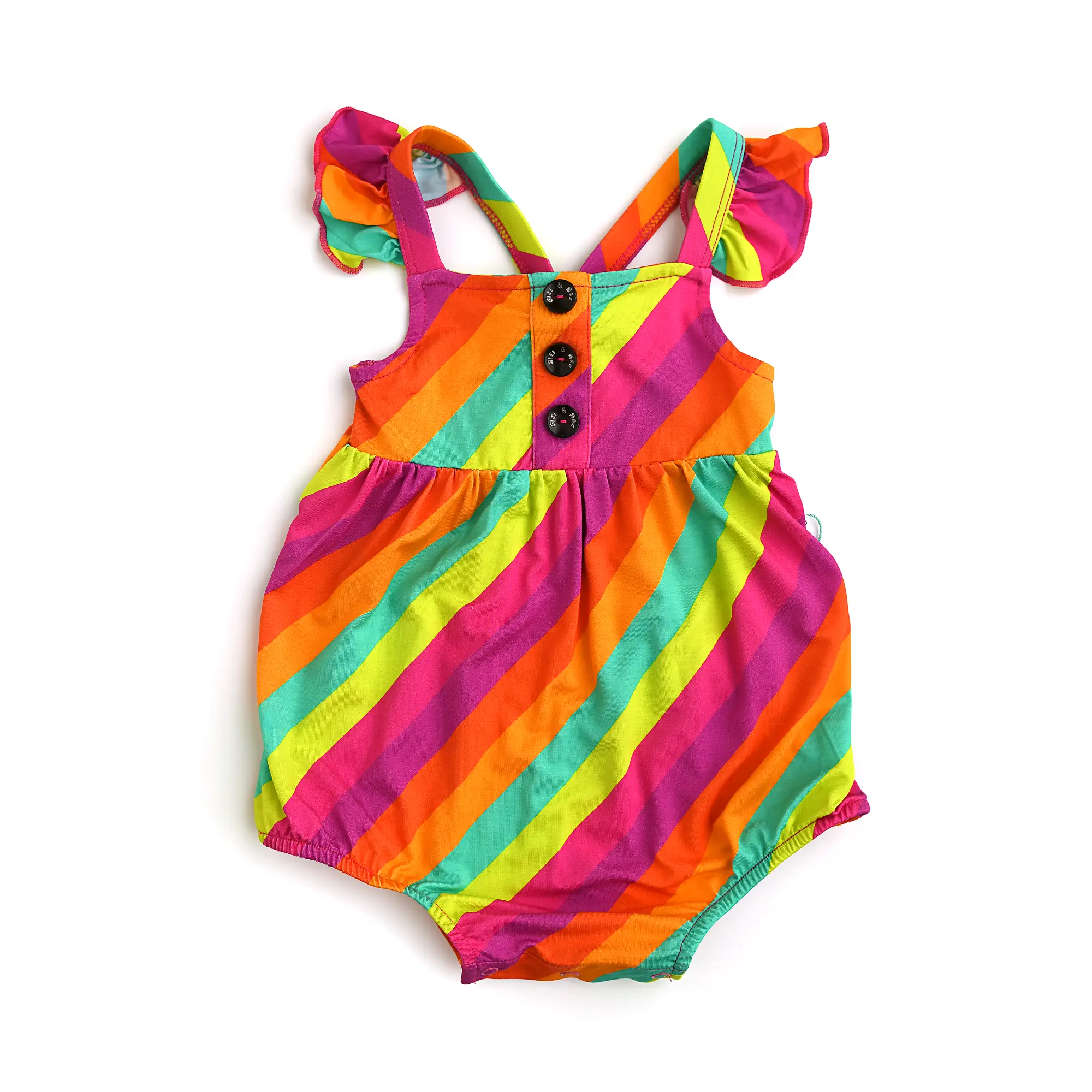 Amanda Stripe BUTTON BUBBLE