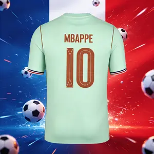 2026 Home And Away 10# Mbappé Dembele Short And Long Sleeve Soccer Jersey Fans Version Breathable