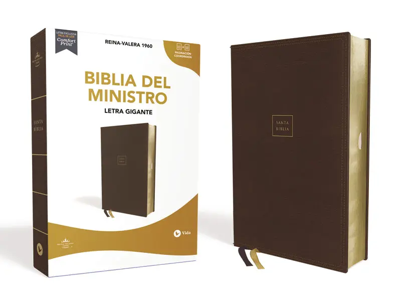 Reina Valera 1960 Santa Biblia del Ministro, Letra Gigante, Interior a dos colores