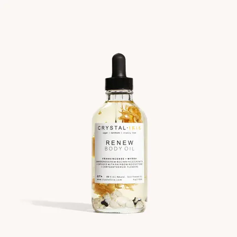 ReNew Body Oil | Crystal Infused Dry Body Oil by Crystal Irie