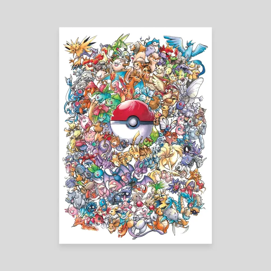 Pokemon 151 Poster | Pokemon 151 Poster Vip
