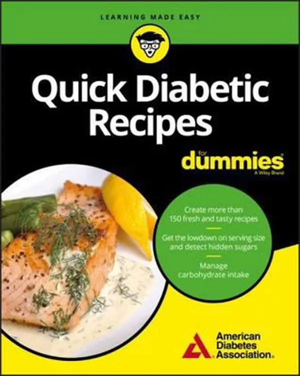 USED Book - Quick Diabetic Recipes for Dummies by American Diabetes Association (Paperback) - english