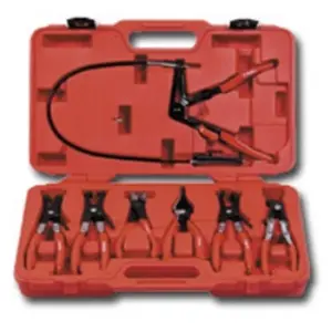 212 MAIN Astro Pneumatic AST9406 7-Piece Extended Reach Rubber Dip Hose Clamp Plier Set, Hand Tools for Cycling, Portable Leisure & Outdoor Recreation Equipment, Tool Box Compatible