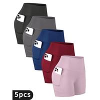 5Pcs (Black + Gray+ Pink + Blue + Red)