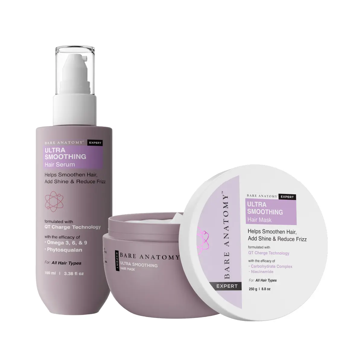 Bare Anatomy Ultra Smoothing Hair Duo – Mask & Serum Bare Anatomy Ultra Smoothing Hair Duo – Mask & Serum