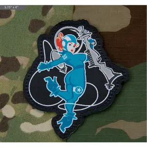 SPACE GIRL PINUP MORALE PATCH