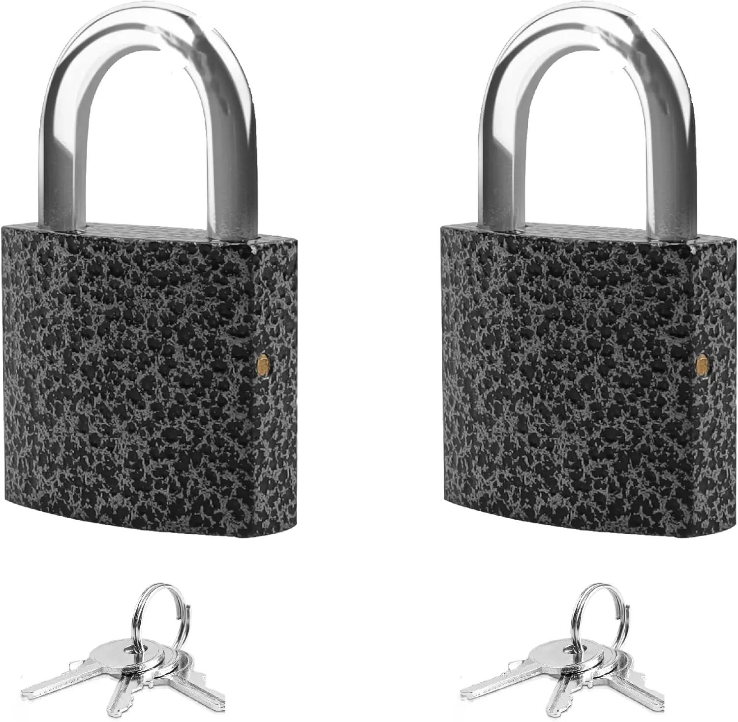 SecureLocks Heavy Duty Padlock with 2 Keys - Durable Metal Lock for Home & Office Pick Set Security - Reliable Locking Solution