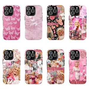 Dolly Parton Vintage princess Collage Phone Case Cover Compatible with iPhone X, 11, 12, 13, 14, 15, 16, 17 Plus Pro Promax & SS Galaxy S21-25 Series