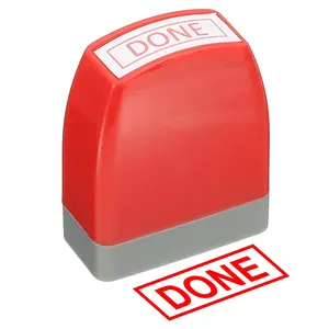 Completed Notice Stamp Self-Inking, Ink Office Stamp Pre-Inked Info Stamp Refillable Business Stamp